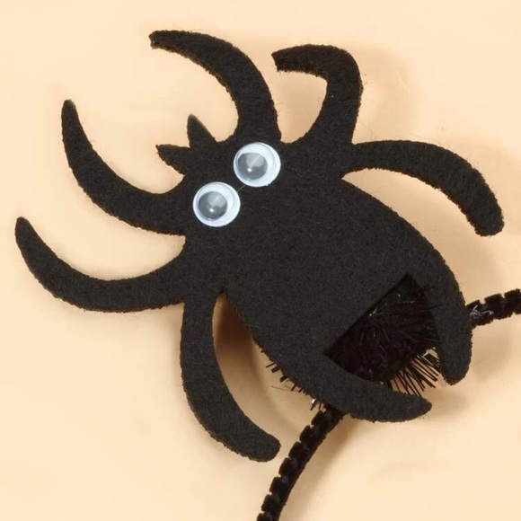 🎃 Awesome Cartoon Spider And Jack-o-lantern Pumpkin Headdress Headband 🕷 - Picture 3 of 5